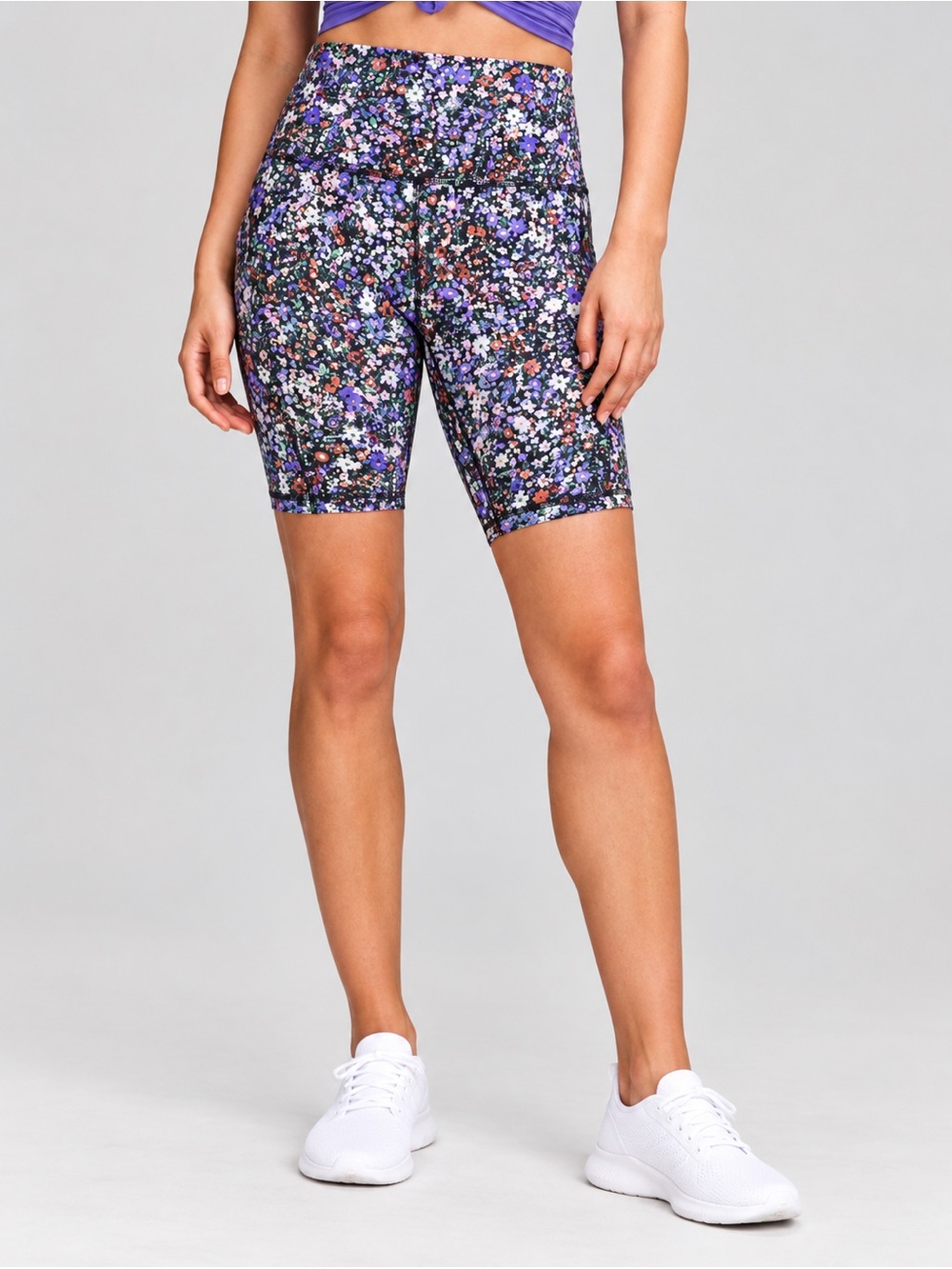 🌸 Lululemon Align High-Rise Size 0 Floral Nulu Biker Shorts 🌸